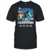 Mariners 2025 AL West Division Champions mascot shirt