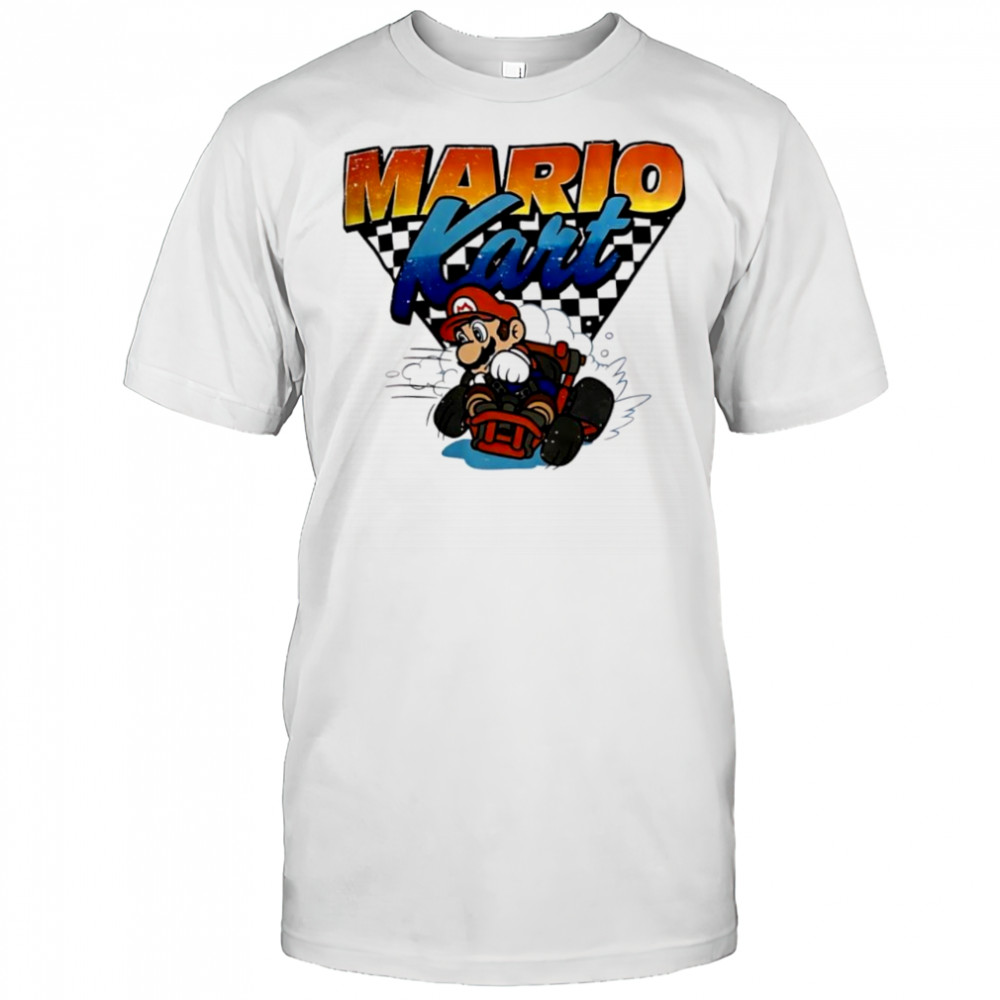 Mario Kart cartoon vintage shirt