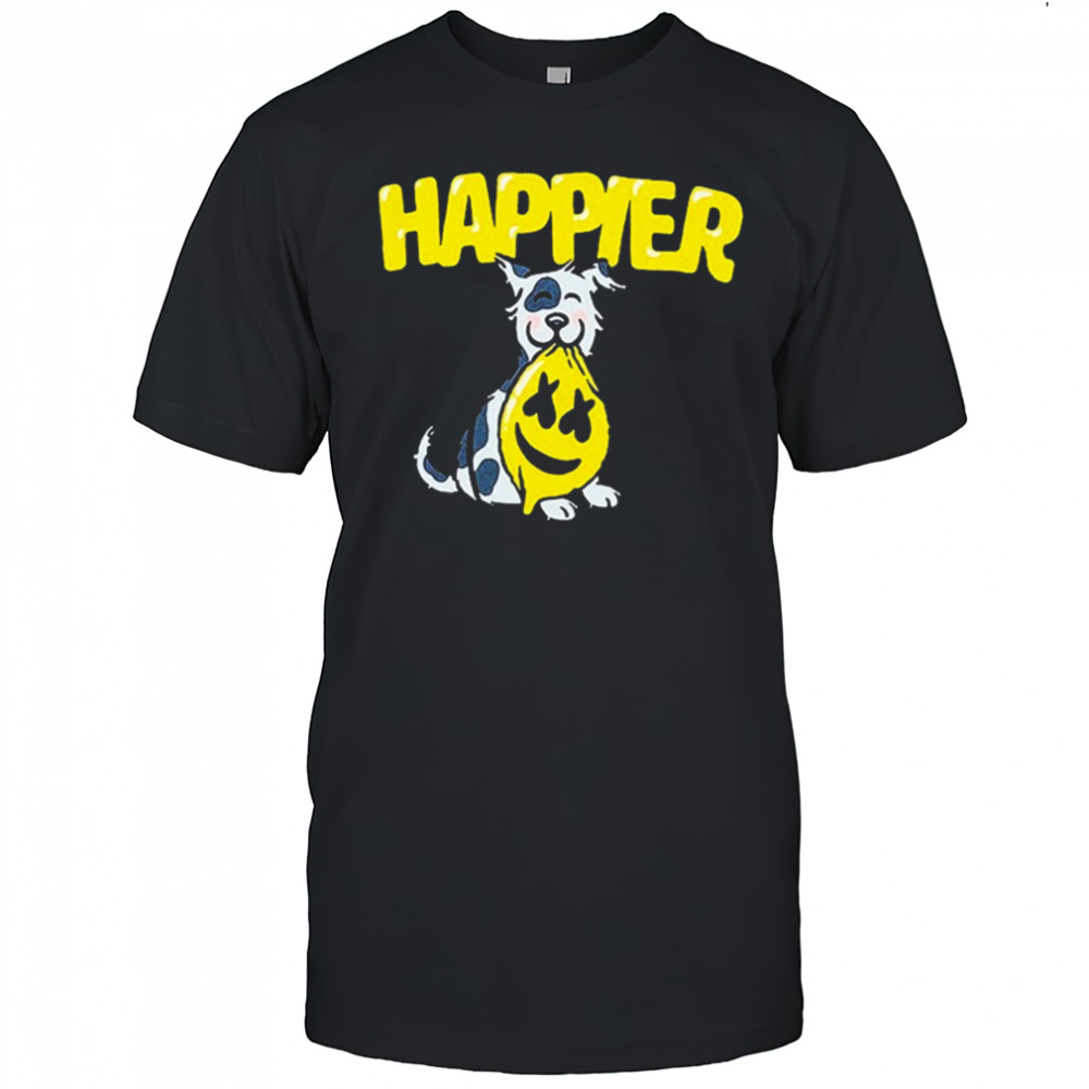 Marshmello Happier Dog T-shirt