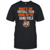 Massillon Tiger Swing Band mascot what’s the football team doing on the band field shirt