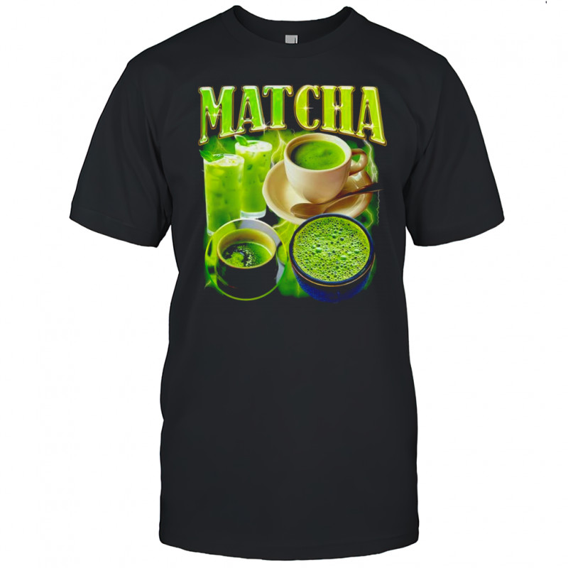 Matcha vintage rap lighting shirt