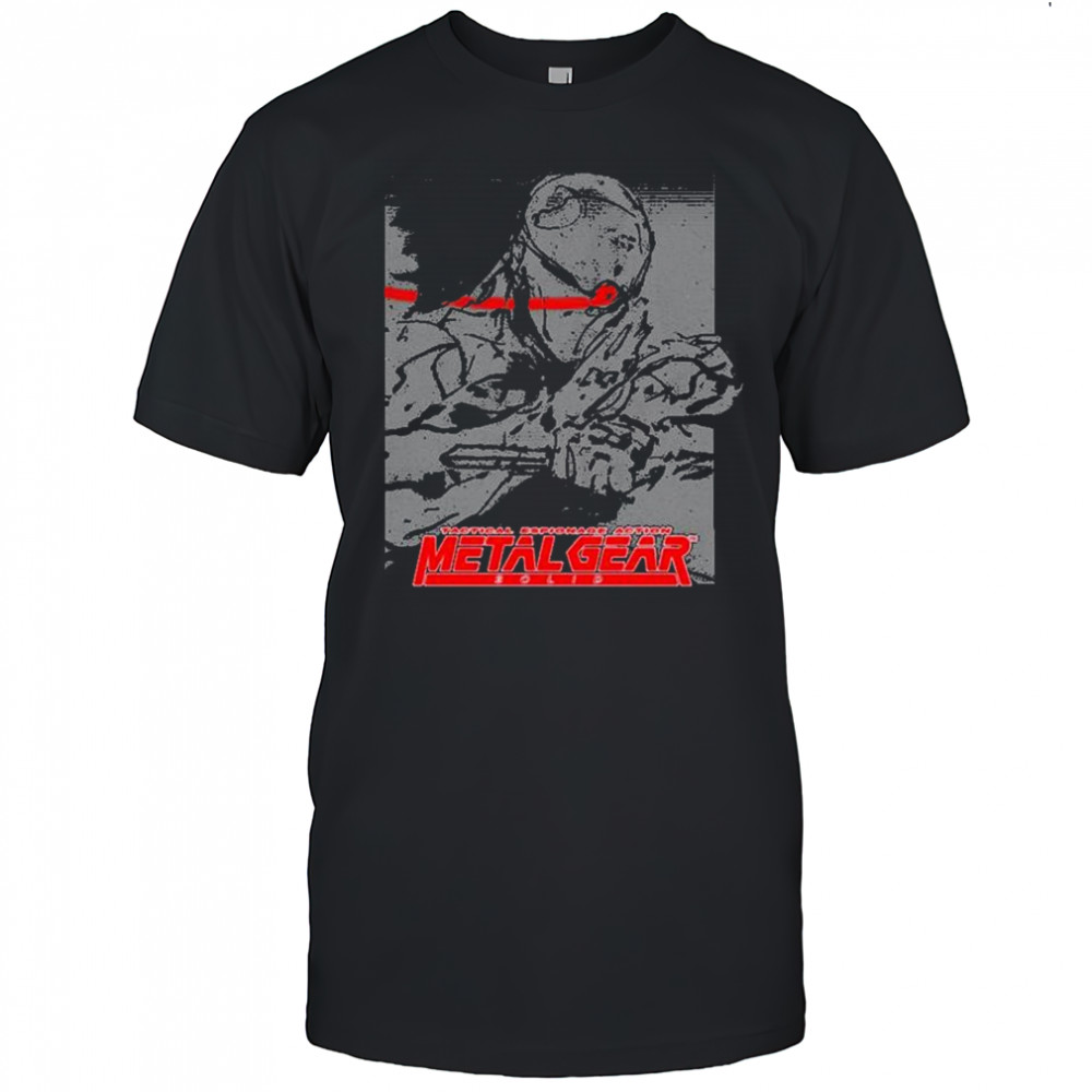 Metal Gear Solid Tactical Spinal Action Grey Fox T-shirt