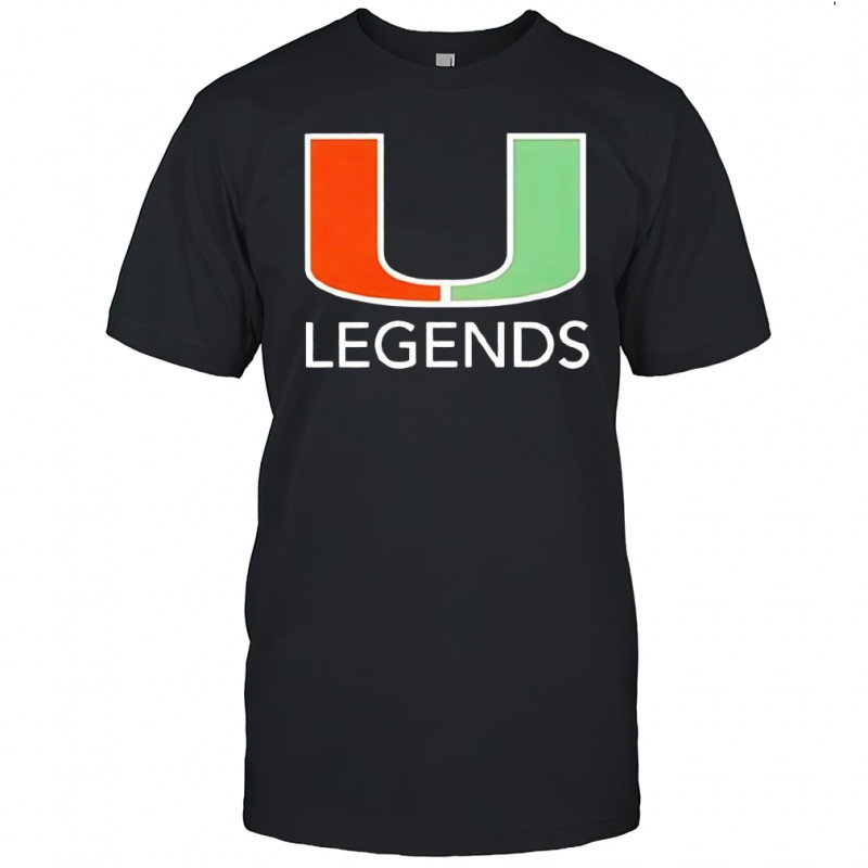 Miami Hurricanes Legends logo shirt