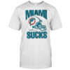 Miami Sucks Miami Dolphins helmet Football NFL 2025 shirt