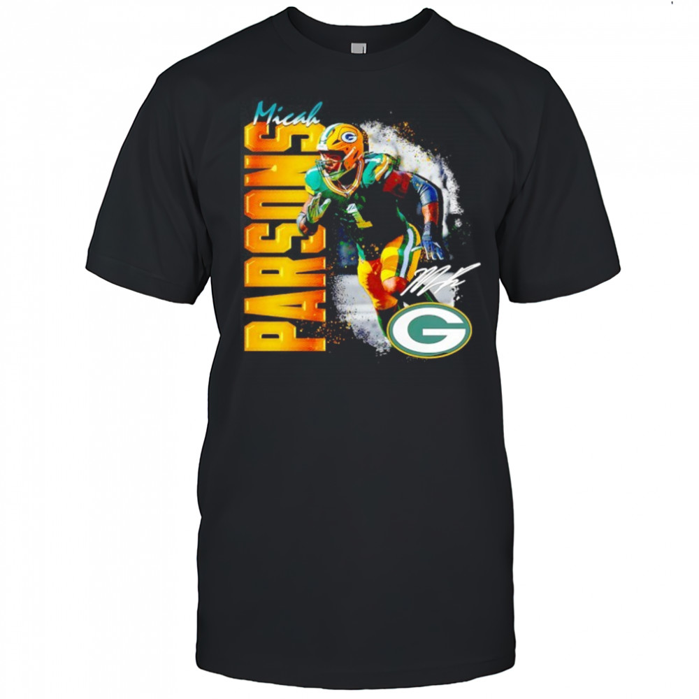 Micah Parsons Green Bay Packers football signature graphic shirt
