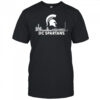 Michigan State DC Spartans city skyline shirt