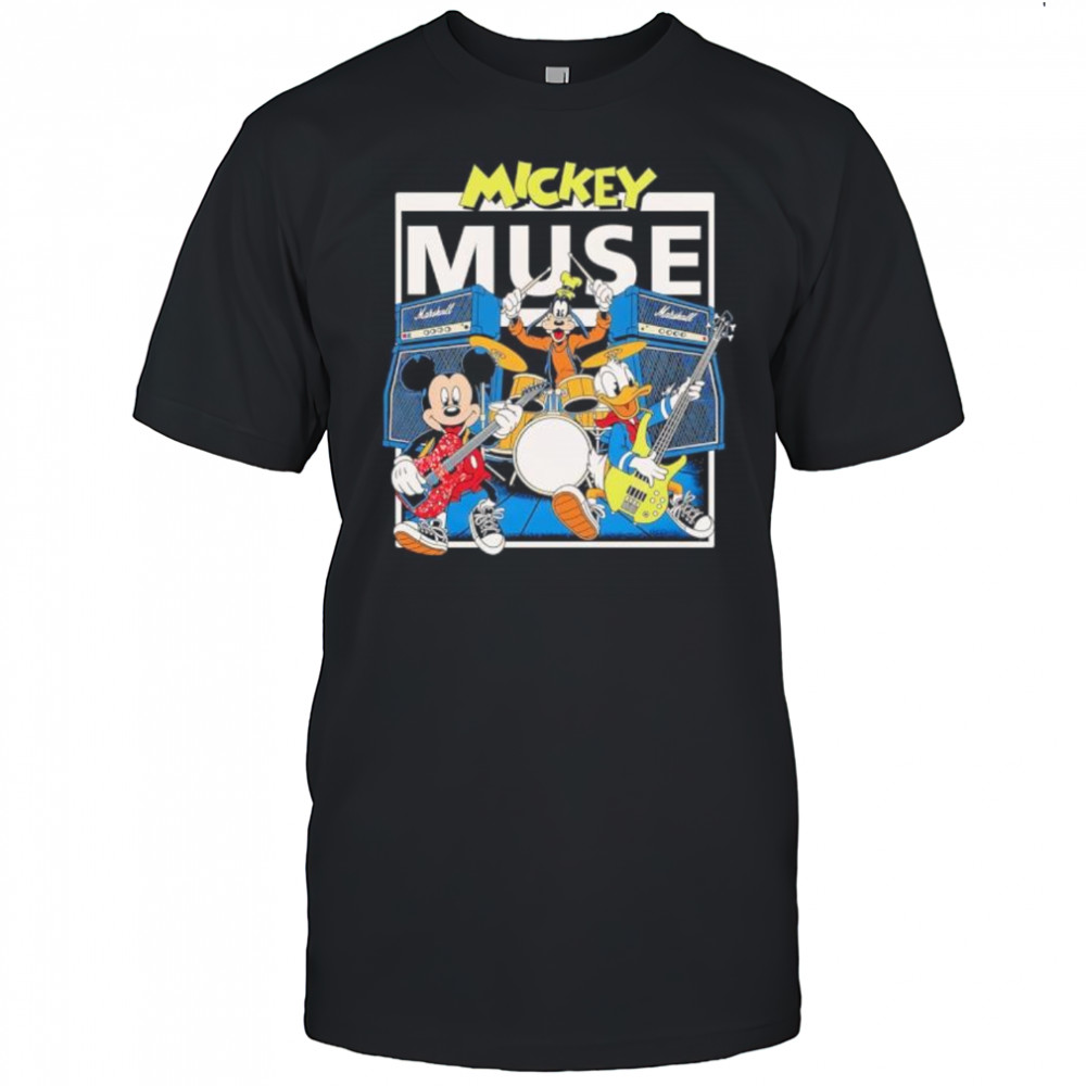 Mickey Muse band funny cartoon shirt