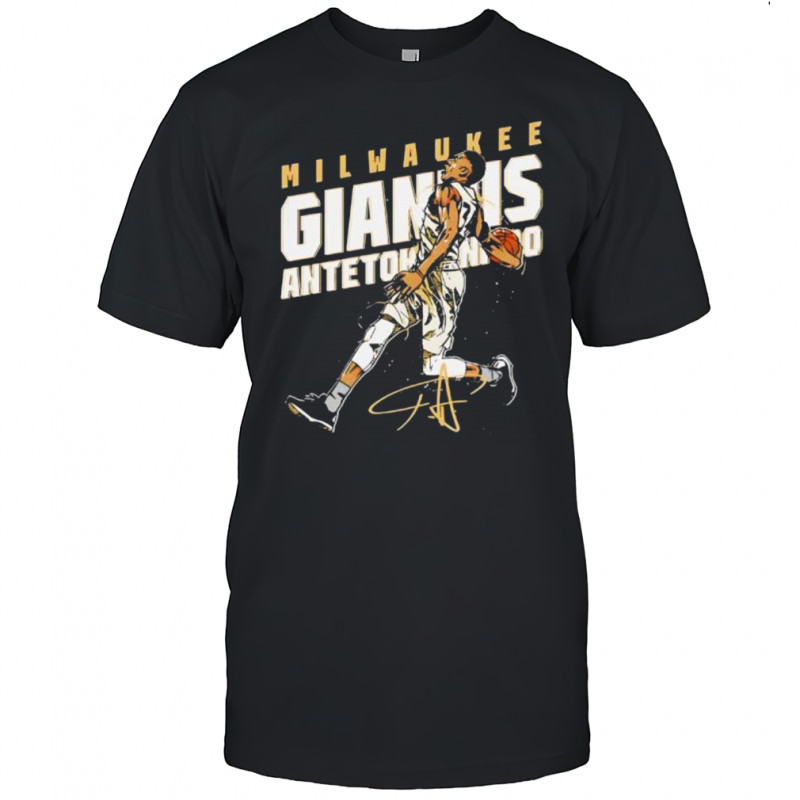 Milwaukee Giannis Antetokounmpo Basketball Player Dunking shirt