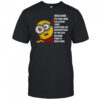 Minion welcome to old age you now take pictures of instructions so you can enlarge them to read them shirt