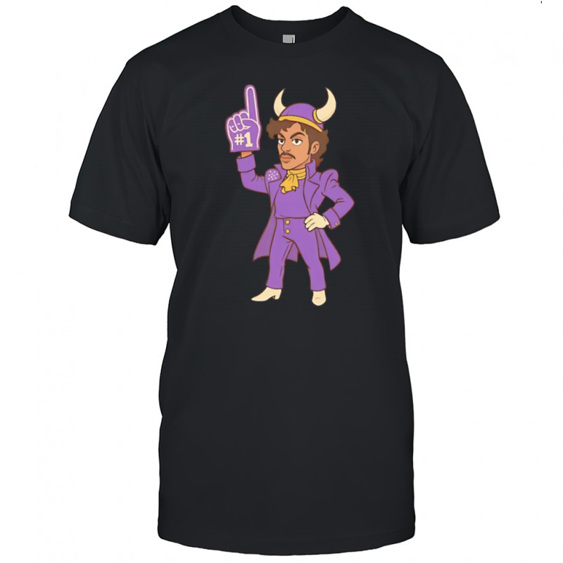 Minnesota football fan Prince Purple Rain shirt