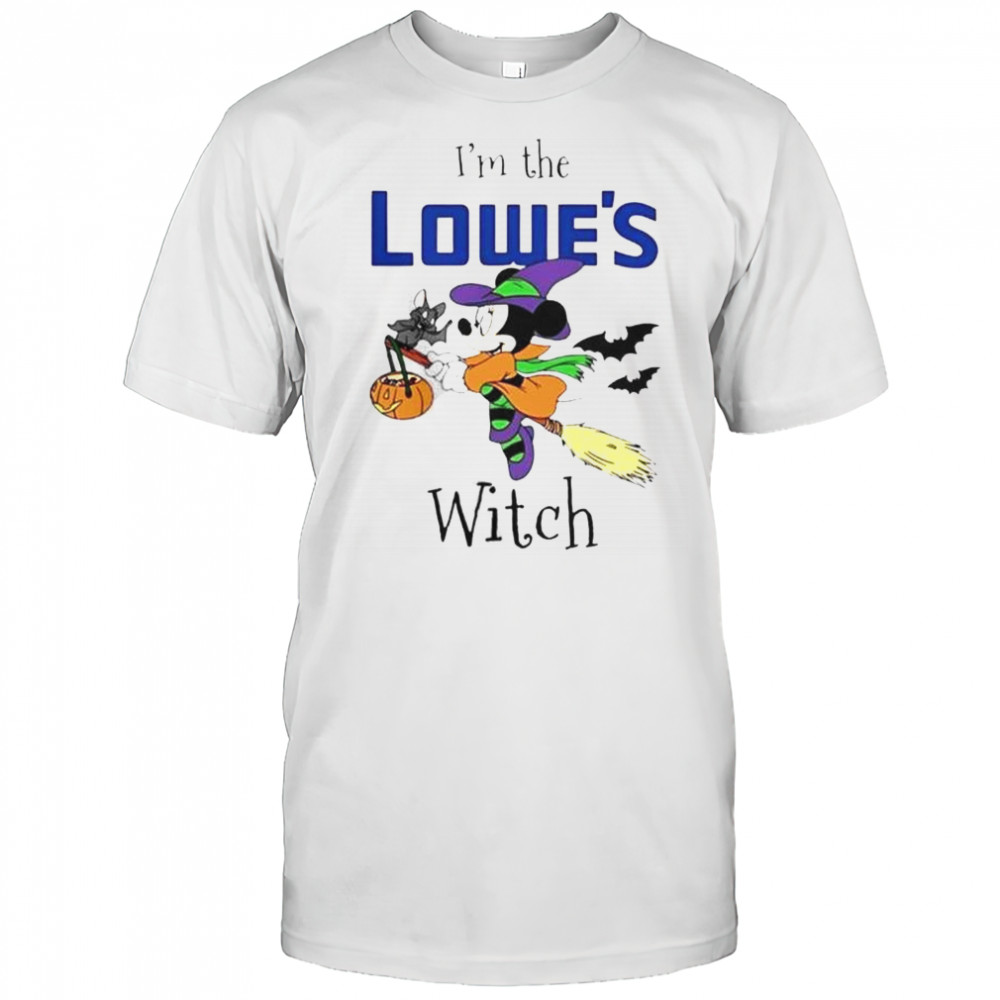 Minnie Mouse I’m Lowe’s Witch Trick Or Treat Halloween T-Shirt