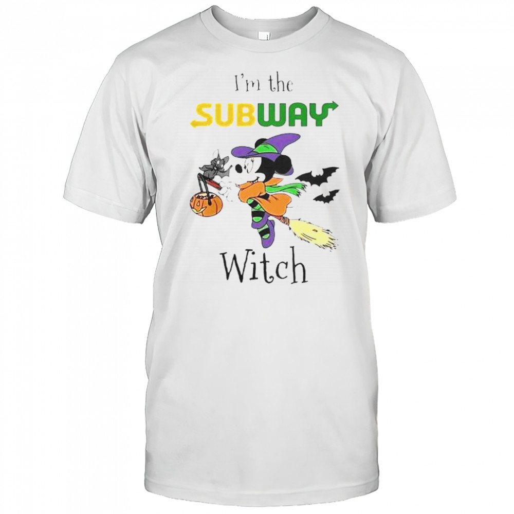 Minnie Mouse I’m Subway Witch Trick Or Treat Halloween T-Shirt