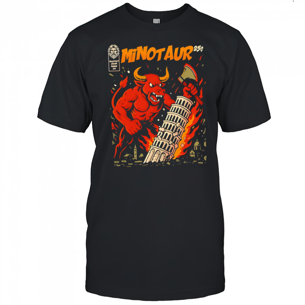 Minotaur Mythology Attack fiery shirt