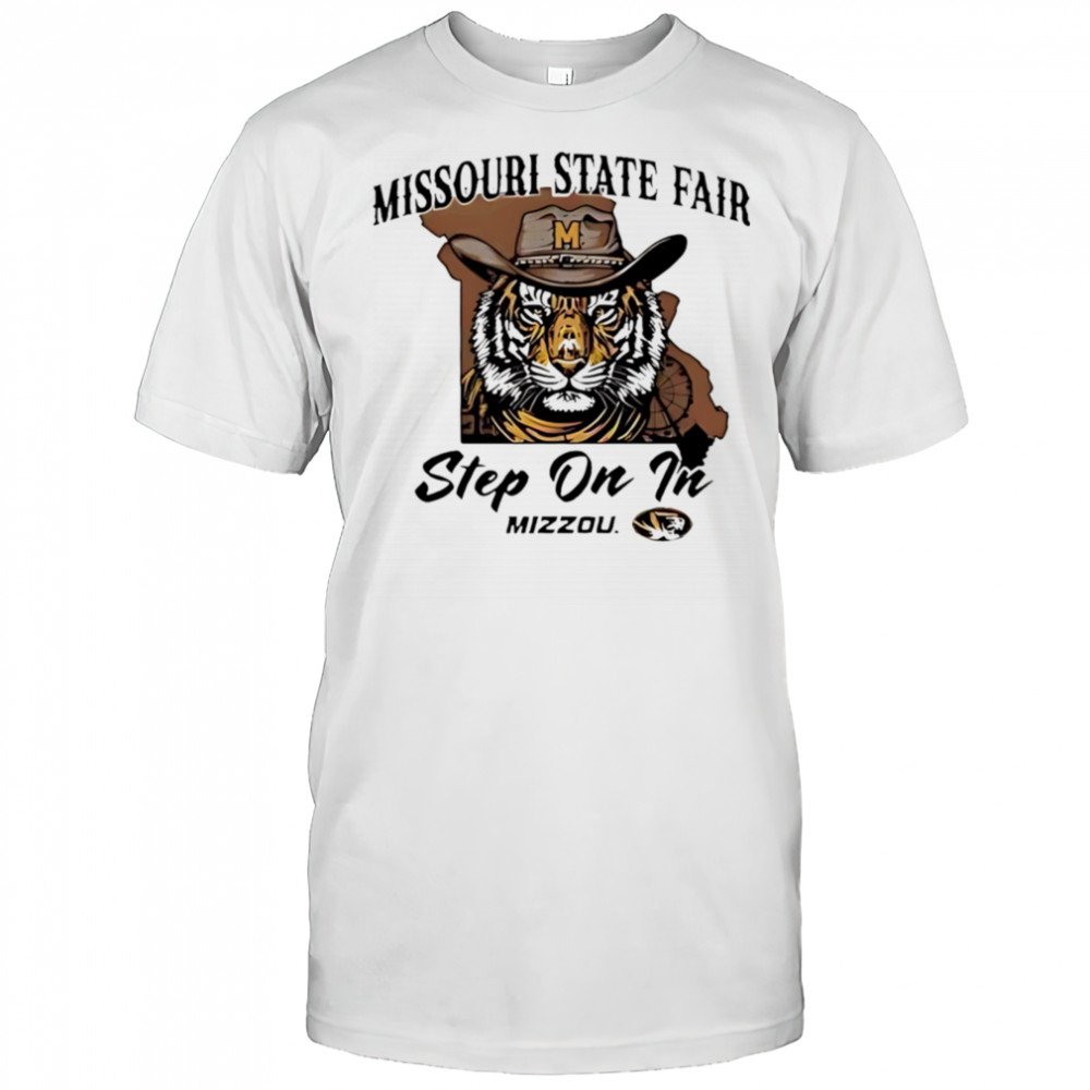 Missouri State Fair Step On In Missouri Tigers Cowboy shirt
