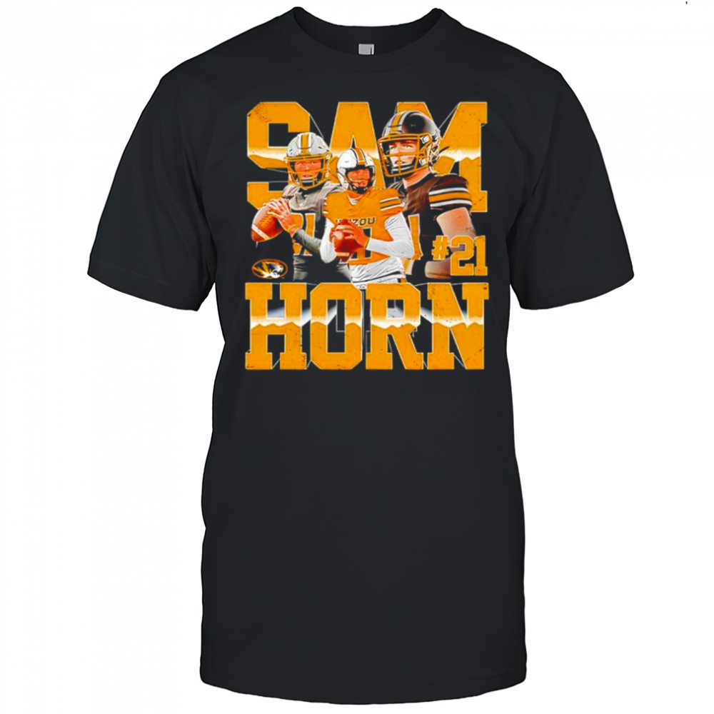Mizzou Tigers NIL Sam Horn #21 Character Design shirt