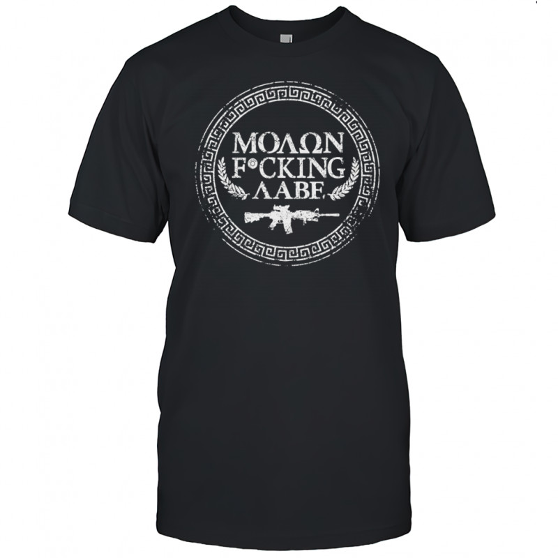 Molon Labe fun logo shirt