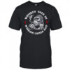 Monkey whiskey goes in wisdom comes out shirt