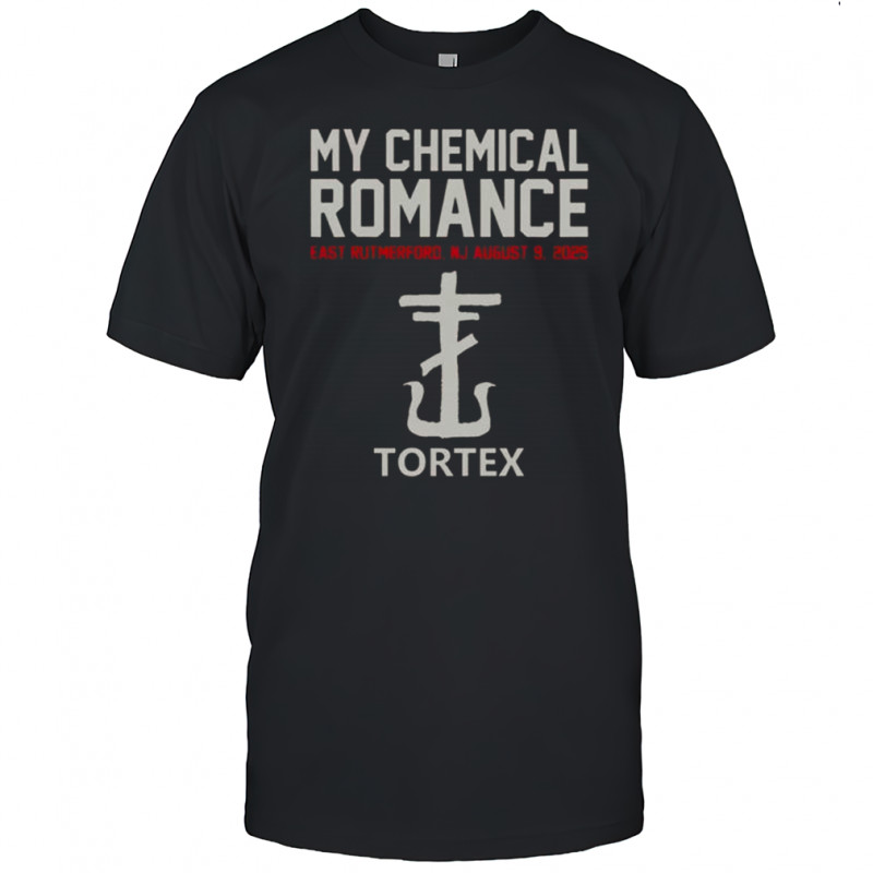 My Chemical Romance Tortex Aug 09 2025 East Rutherford New Jersey Poster T-Shirt