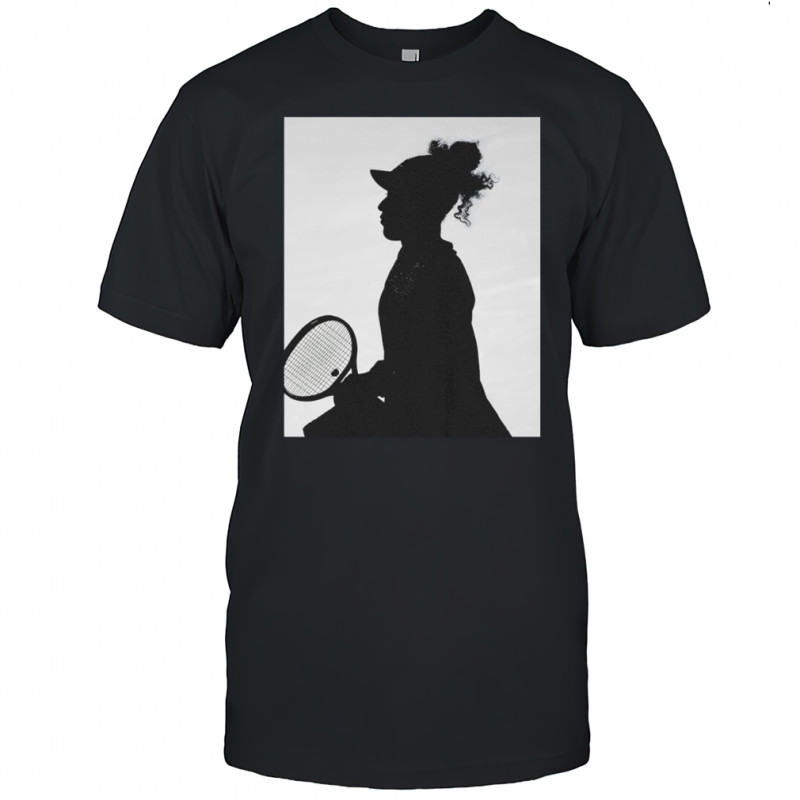 Naomi Osaka tennis player silhouette shirt