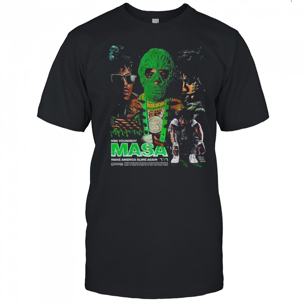 NBA YoungBoy Masa Make America Slime Again 2025 graphic shirt