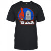 New York Mets ‘til death rip here lies a beloved fan bled orange and blue LFGM shirt