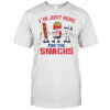 Nice Chicago Cubs I’m Just Here For The Snacks T-Shirt