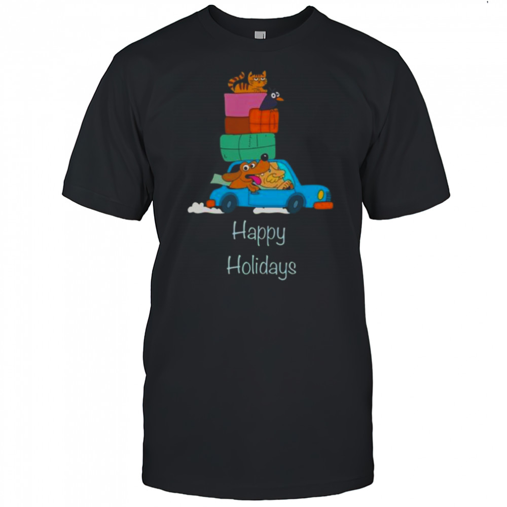 Nice Road Trip Happy Holidays T-Shirt