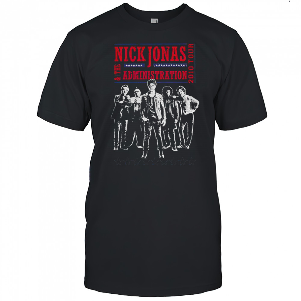 Nick Jonas The Administration 2010 Tour Jonas Brothers shirt