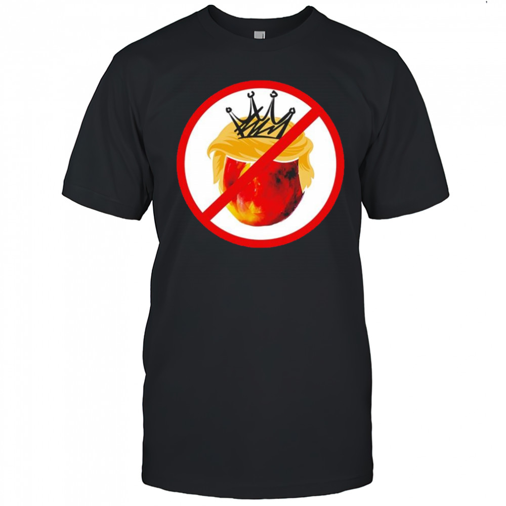 No kings day protest anti Trump apple caricature shirt
