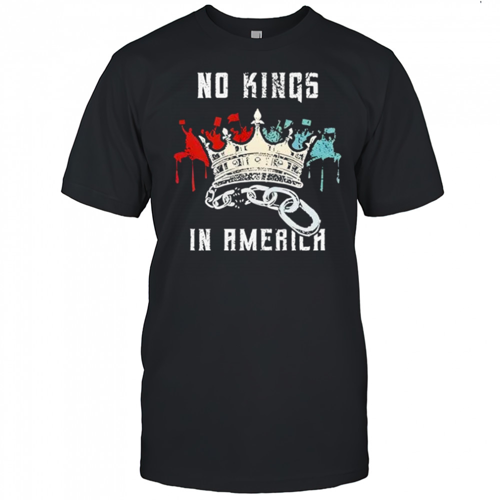 No Kings in America shirt