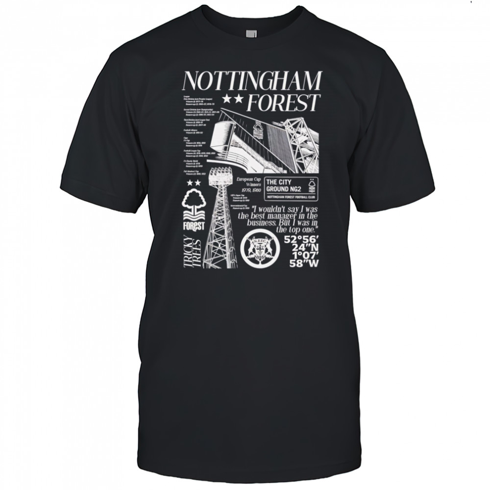 Nottingham Forest Iconic Black NFFC shirt