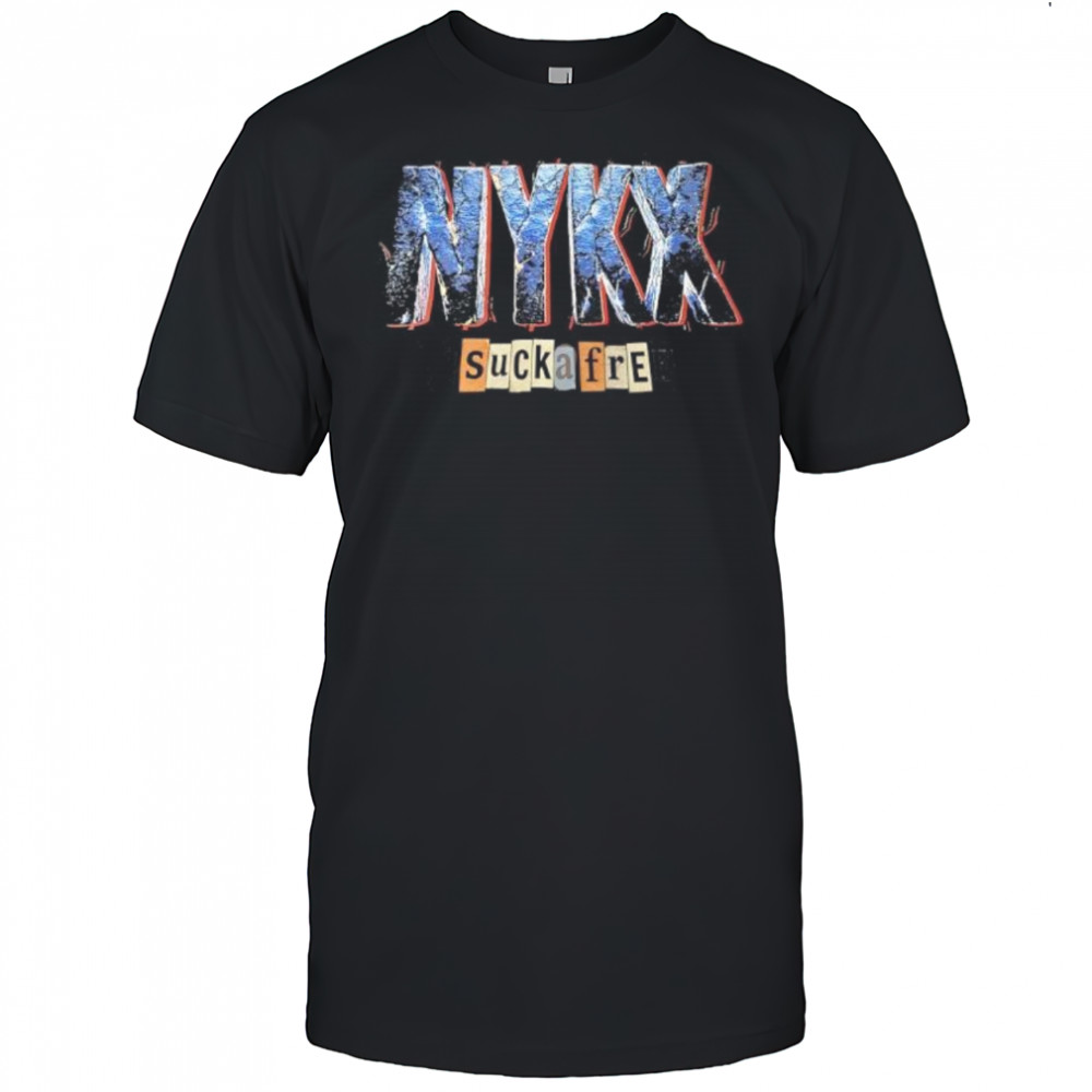 Nyxx Suckafree Typography Graphic shirt