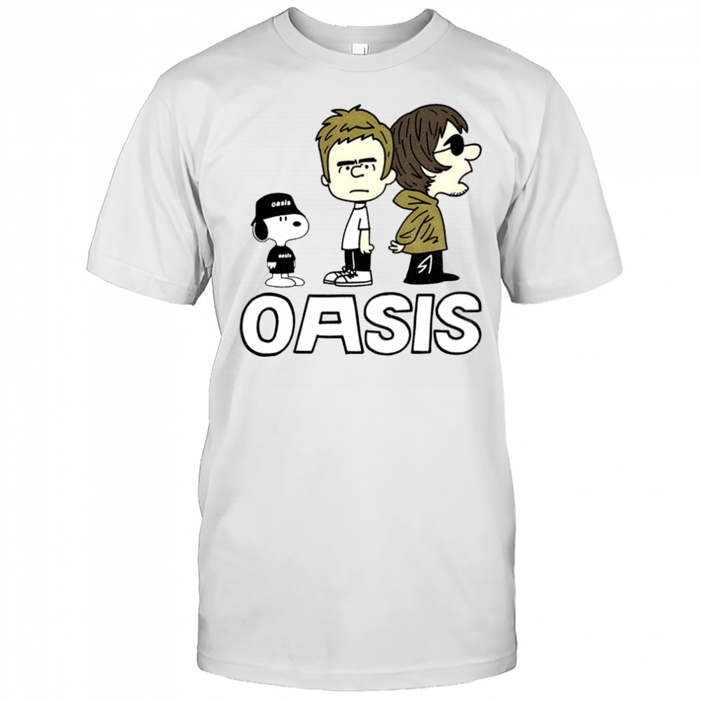Oasis Band Snoopy Funny Cartoon Live Reunion 25 shirt