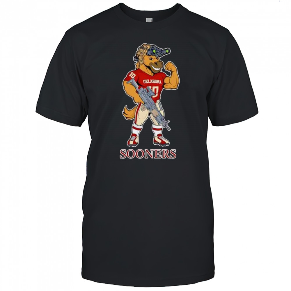 Oklahoma Sooners Horse Oklahoma Football Military shirt