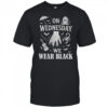 On Wednesdays We Wear Black Spooky Season shirt