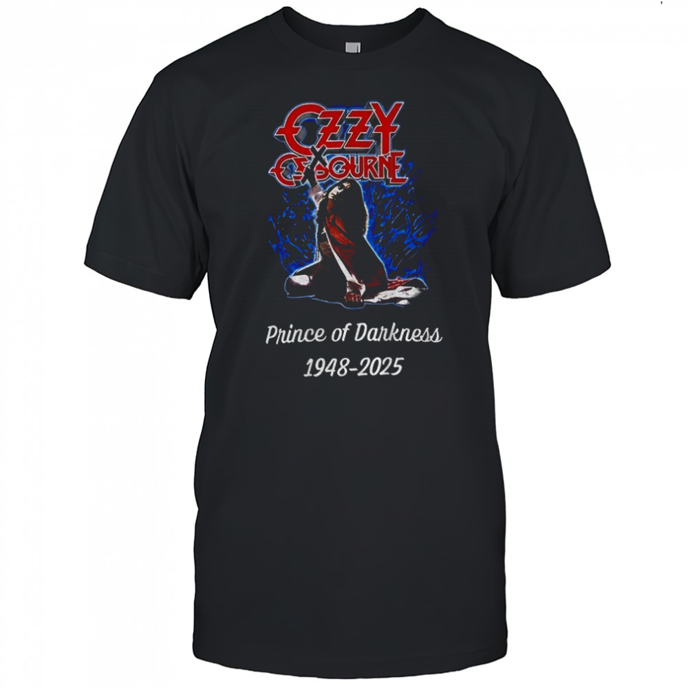Ozzy Osbourne Blizzard of Ozz Prince of Darkness 1948 2025 shirt