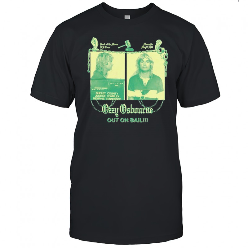 Ozzy Osbourne Out On Bail T-shirt