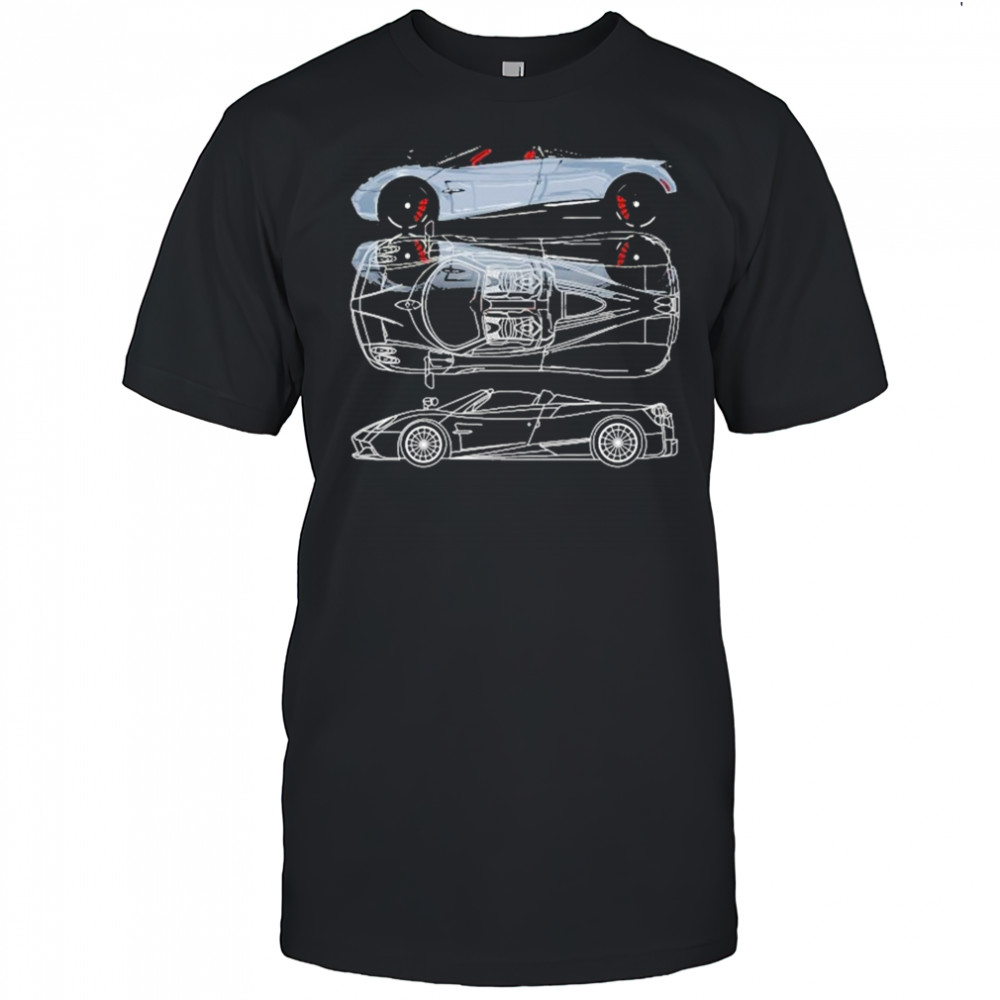Pagani Schematic The Hamilton Collection T-shirt