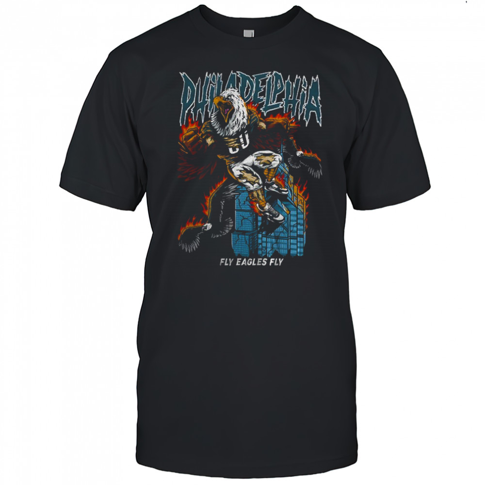 Philadelphia Eagles flaming eagle fly eagles fly game day shirt