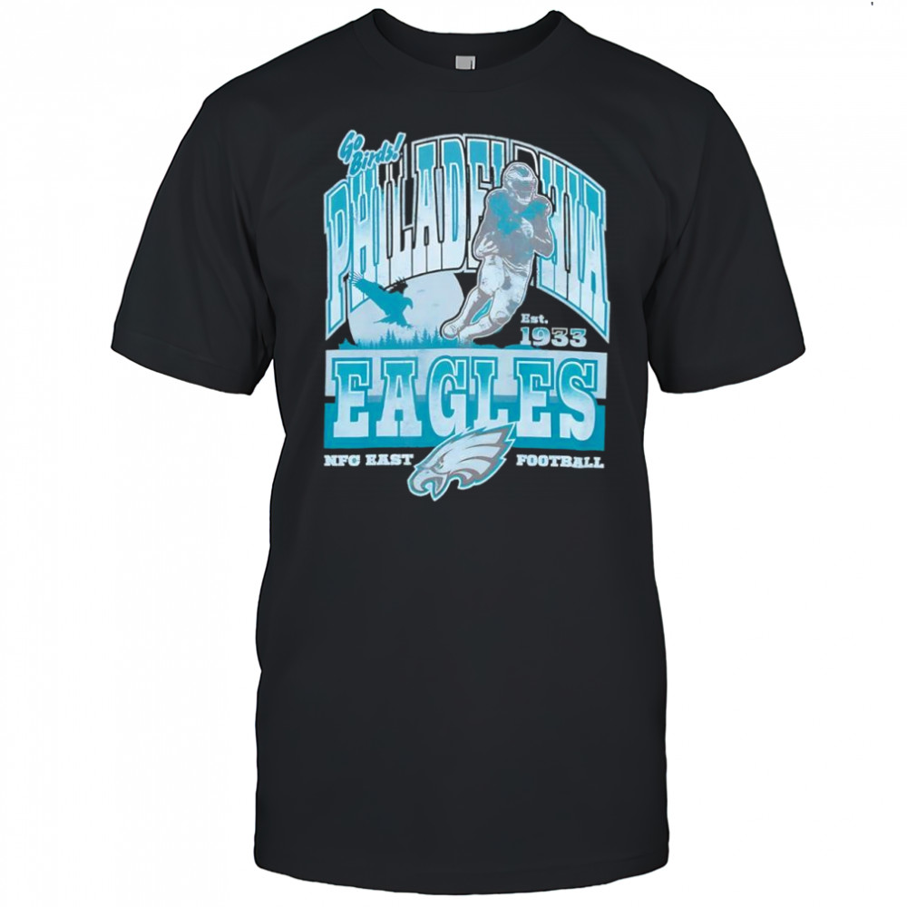 Philadelphia Eagles go birds NFC east football est 1933 player logo shirt
