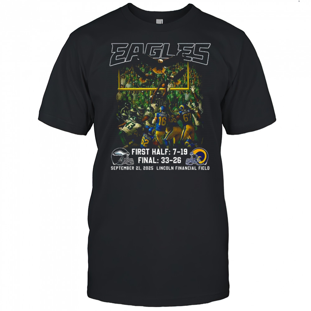 Philadelphia Eagles NFL 2025 Lincoln Financial Field graphic shirt