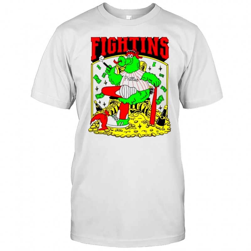 Philadelphia Eagles Phillie Phanatic fightins mascot shirt