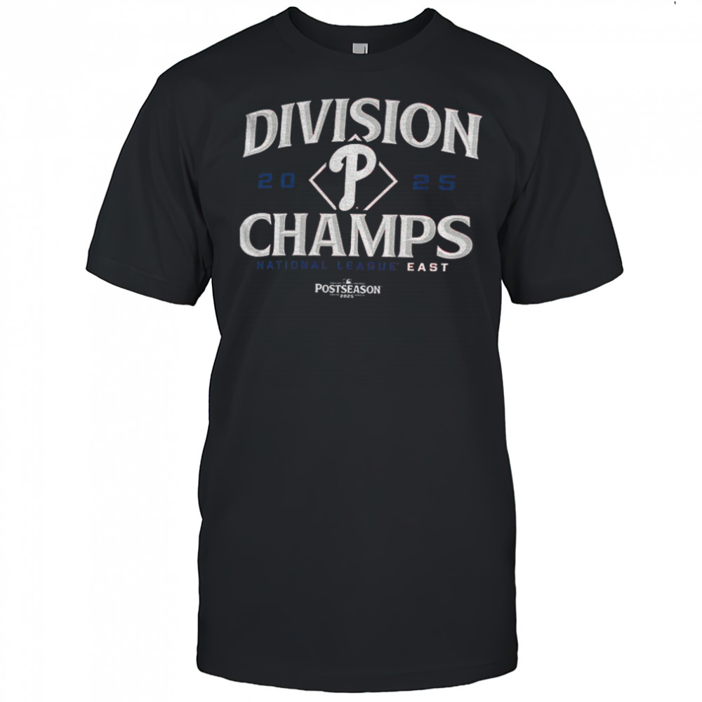 Philadelphia Phillies 2025 National League East Division Champs Postseason Red October MLB shirt