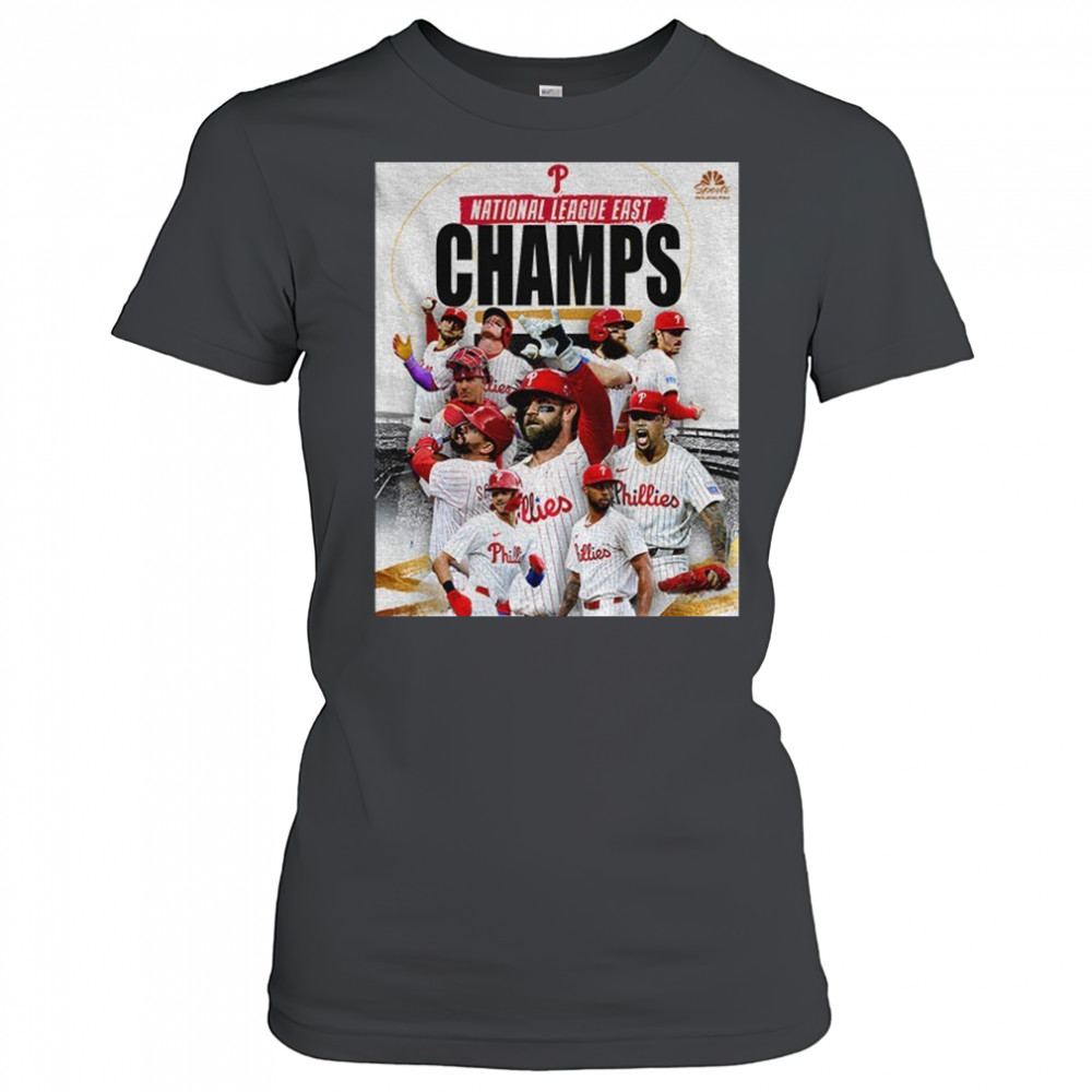 Philadelphia Phillies National league East Champ Red October MLB 2025 shirt