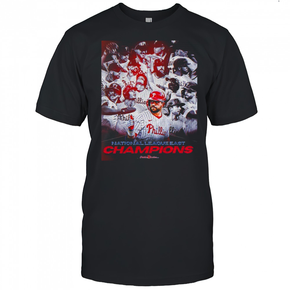 Philadelphia Phillies National league East Champ Red October Phillies Nation MLB 2025 shirt