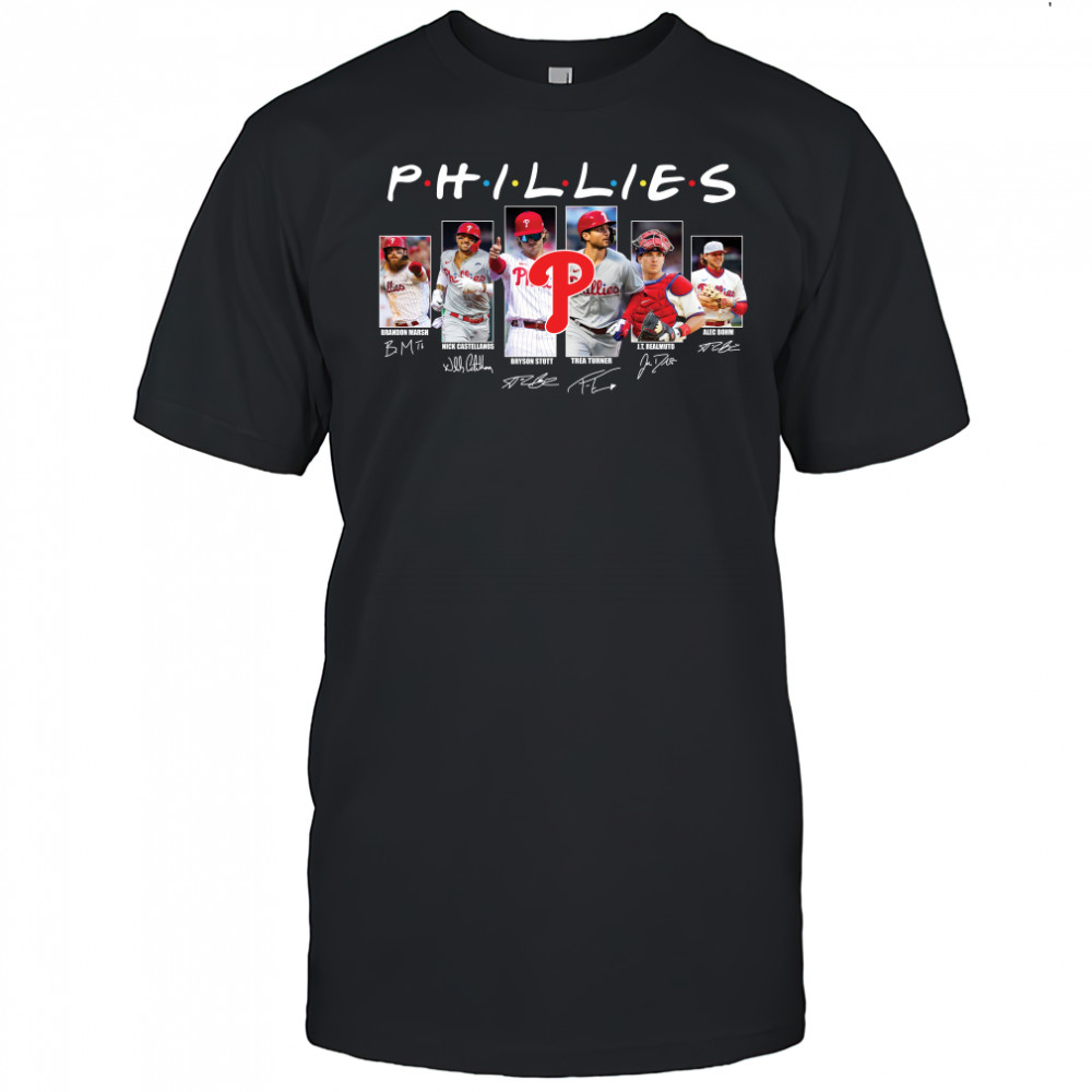 Philadelphia Phillies Players Names And Signatures Shirt