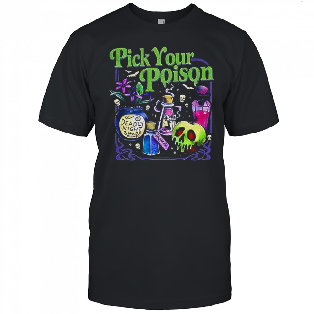Pick Your Poison Retro Halloween shirt