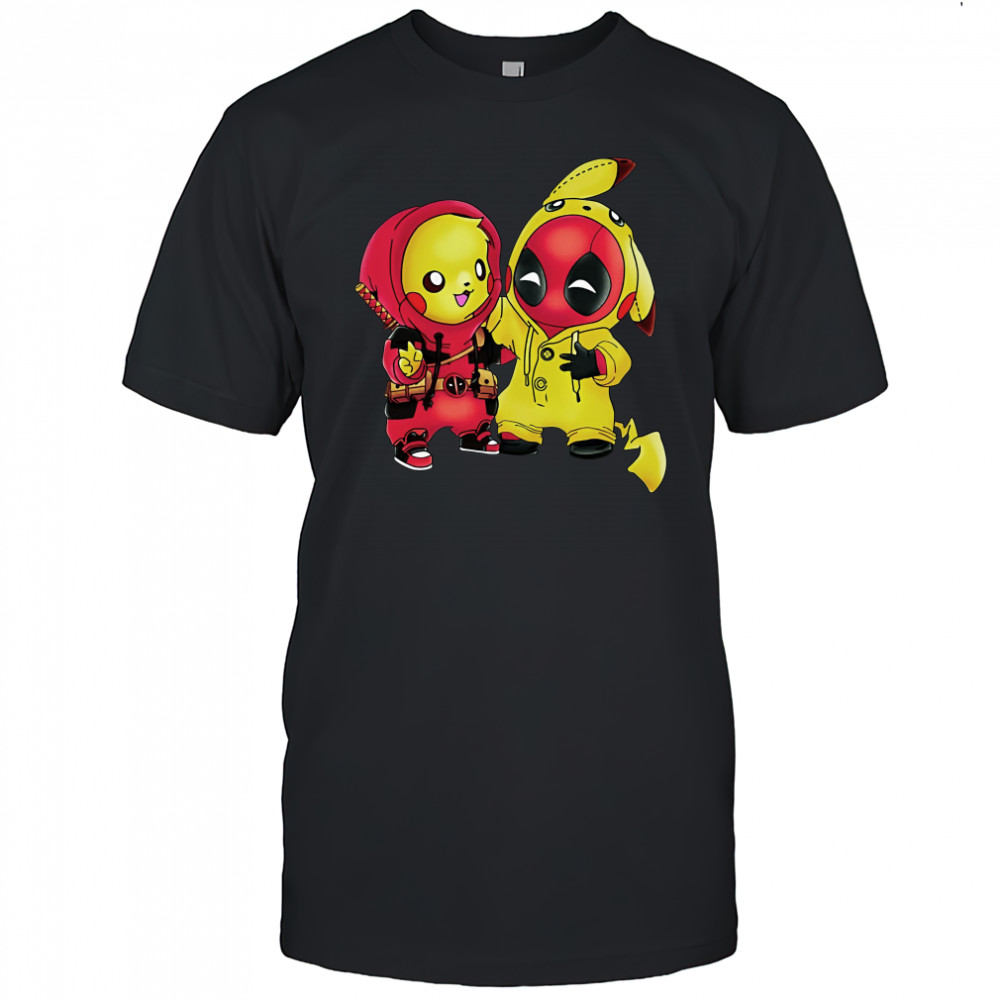 Pikapool Pikachu Pokemon And Deadpool 2021 shirt