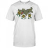Playful crocodile dangerous summer shirt