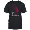 Poet Of Violence Flamingo Skeleton T-Shirt